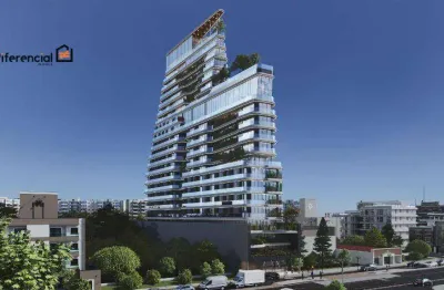 Studio à venda, 23 m² por r$ 383.357,47 - água verde - curitiba/pr