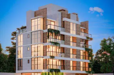 Apartamento garden com 2 dormitórios à venda, 77 m² por r$ 560.000,00 - alto da rua xv - curitiba/pr