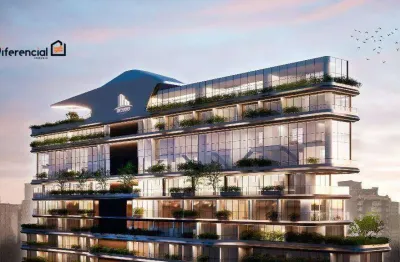 Studio à venda, 21 m² por r$ 326.388 - água verde - curitiba/pr