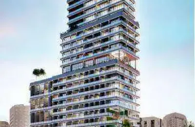 Apartamento garden com 1 dormitório à venda, 23 m² por r$ 602.524,84 - champagnat - curitiba/pr