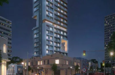 Studio com 1 dormitório à venda, 25 m² por r$ 340.700,00 - centro - curitiba/pr