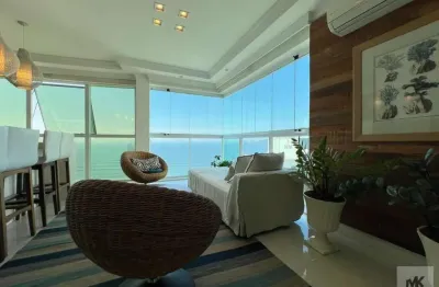 Apto vista mar á 200 metros da praia com 4 suítes + dependencia de empregada finamente mobiliado em itapema meia praia