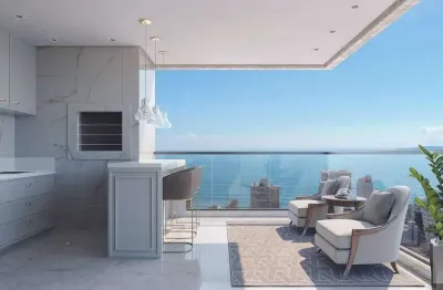 Vendo apartamento168m2 privativos com 4 suítes + 3 vagas de garagem pagamento facilitado em meia praia