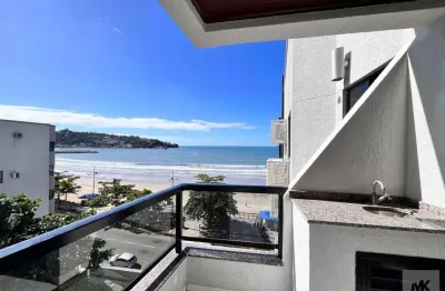 Apartamento frente mar com 2 dormitórios sendo 1 suíte + 1 vaga de  garagem vista panorâmica pagamento parcelado centro itapema
