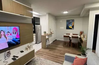 Apartamento á venda mobiliado e decorado alto padrão 2 dormitórios + 1 vaga jardim vila nova de porto alegre aceita financiamento