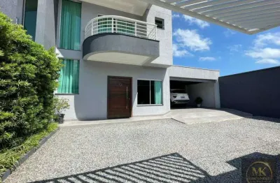 Sobrado alto padrão á venda 3 suítes com 220m2  + 6 vagas de garagem pagamento direto proprietário em itapema jardim praia mar