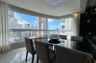 Apartamento á venda 3 suítes 148.00m2 privativos mobiliado pagamento facilitado direto proprietário meia praia itapema