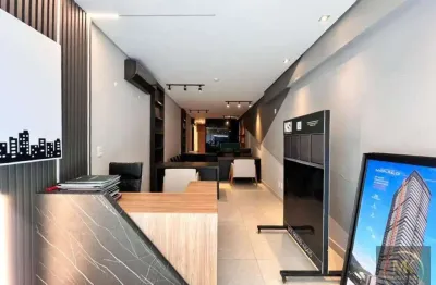 Sala comercial á venda 60.00m2 privativos mobiliada pagamento facilitado meia praia itapema