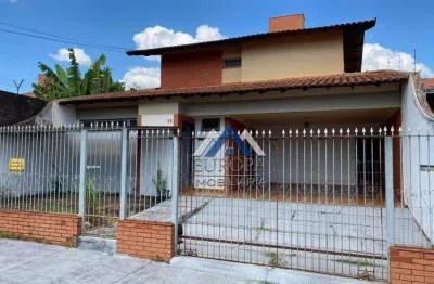 Casa com 5 dormitórios, 330 m² - venda por r$ 1.050.000,00 ou aluguel por r$ 5.500,01/mês - jardim santo antônio - londrina/pr