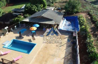Chácara à venda, 1700 m² por r$ 650.000,00 - três bocas  - londrina/pr