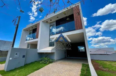 Sobrado com 3 dormitórios à venda, 129 m² por r$ 830.000,00 - condomínio morada das flores rosas - cambé/pr