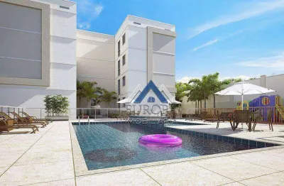 Apartamento com 2 dormitórios à venda, 46 m² por r$ 220.000,00 - acquaville - londrina/pr