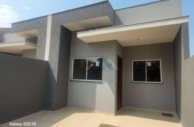 Casa com 3 dormitórios à venda, 67 m² por r$ 265.000,00 - jardim colúmbia d - londrina/pr