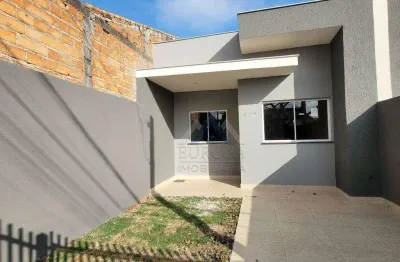 Casa com 2 dormitórios à venda, 58 m² por r$ 275.000,00 - jardim colúmbia d - londrina/pr