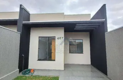 Casa com 2 dormitórios à venda, 55 m² por r$ 250.000,00 - jardim padovani - londrina/pr