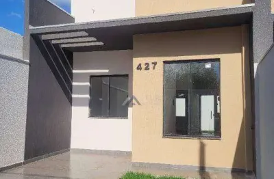 Casa com 2 dormitórios à venda, 56 m² por r$ 250.000,00 - jardim padovani - londrina/pr