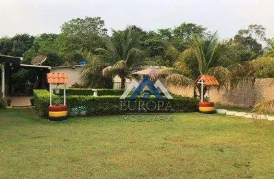 Chácara com 4 dormitórios à venda, 1201 m² por r$ 450.000,00 - gasparelli iv - alvorada do sul/pr