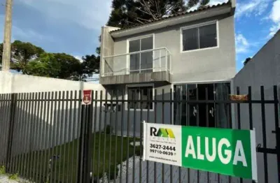 Sobrado com 2 quartos  para alugar, 60.00 m2 por r$1800.00  - gralha azul - fazenda rio grande/pr