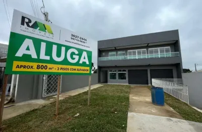 Predio comercial para alugar, 800.00 m2 por r$22000.00  - gralha azul - fazenda rio grande/pr
