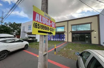 Salão para alugar, 145 m² por r$ 6.000,00/mês - jardim florianópolis - cuiabá/mt