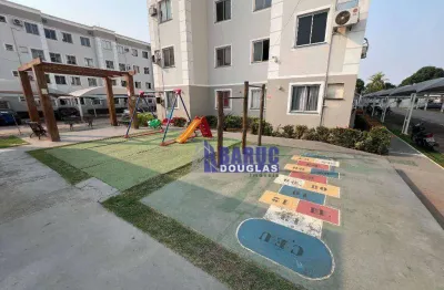 Vende-se apartamento 2 quartos, iluminação led, com 45m² por r$ 168.000 - pego carro/caminhonete no negócio - parque ohara - cuiabá/mt