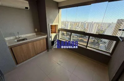 Aluga-se apartamento no edf. bravie da plaenge, completo de armários e ar split, 3 quartos sendo 1 suíte, sacada com churrasqueira e ar split, 2 vagas