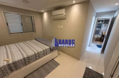 Aluga-se lindo apartamento todo mobiliado no garden shangri-la, andar alto, com sacada, com armários na cozinha e ar split, 01 vaga.