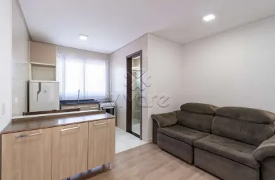 Apartamento com 1 quarto para alugar na rua augusto de mari, 3427, portão, curitiba, 28 m2 por r$ 1.800