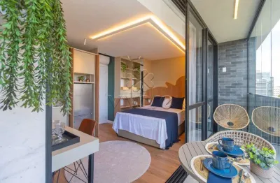 Apartamento com 1 quarto para alugar na Rua Coronel Dulcídio, 915, Batel, Curitiba, 24 m2 por R$ 3.500