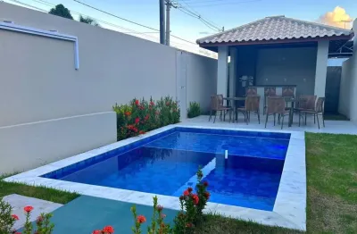 Vendo casa térrea de 3/4, sendo 01 suite, area privativa - 87 m2 - estrada do coco