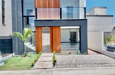 Vendo casa de 4/4, sendo 04 suites, com area privativa de 172 m², infraestrutura de clube completa - localização privilegiada - no condomínio vila florença - na estrada do coco.