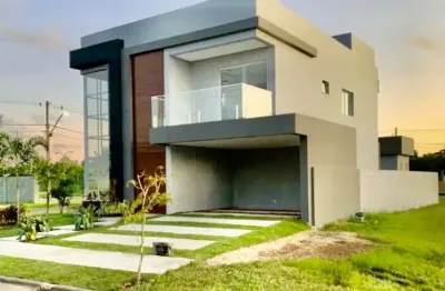 Vendo casa de 4/4, sendo 03 suites, com area privativa de  217  m²,  no terras alphaville - em camaçari