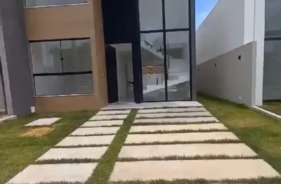 Vendo casa de 4/4, sendo 04 suites, com area privativa de 161 m², infraestrutura de clube completa - localização privilegiada - no condomínio vila florença - na estrada do coco.