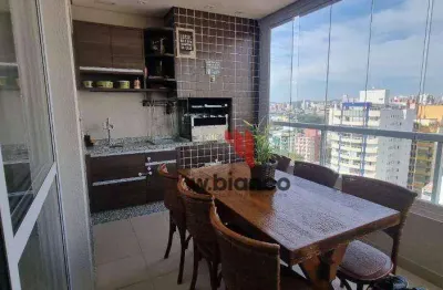 Apartamento com 2 dormitórios , 2 vagas, varanda gourmet 77 m² por r$ 780.000 - vila caminho do mar - são bernardo do campo/sp