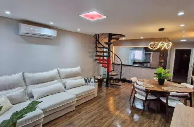 Cobertura com 3 dormitórios à venda, 232 m² por r$ 1.950.000,00 - vila caminho do mar - são bernardo do campo/sp