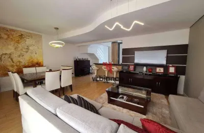 Sobrado Cond fechado ,3 dormitórios, 7 vagas à venda, 193m² por R$ 2.000.000 - Planalto - São Bernardo do Campo/SP