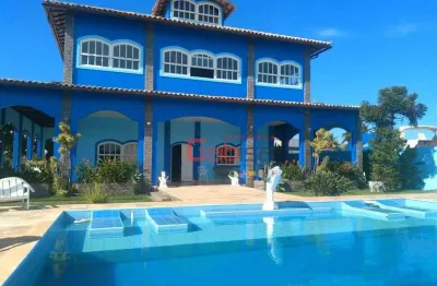 Casa com 8 dormitórios à venda, 1106 m² por r$ 7.000.000,00 - ogiva - cabo frio/rj