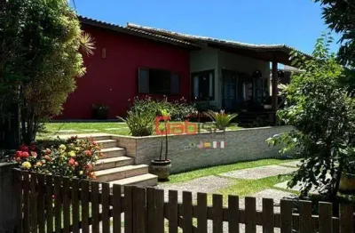 Casa com 3 dormitórios à venda, 250 m² por r$ 2.000.000,00 - praia do siqueira - cabo frio/rj