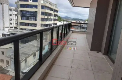 Apartamento com 1 dormitório à venda, 62 m² por r$ 539.000,00 - centro - cabo frio/rj