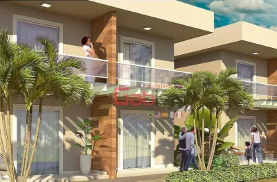 Casa com 2 dormitórios à venda, 67 m² por r$ 310.000 - peró - cabo frio/rj