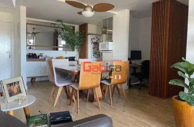Apartamento semimobiliado com 2 dormitórios à venda, 100 m² por r$ 640.000 - braga - cabo frio/rj