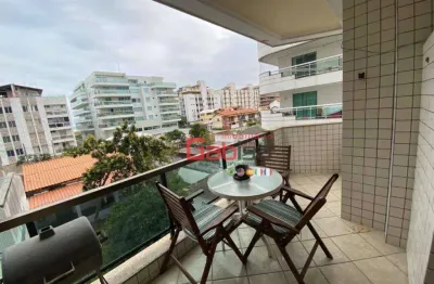 Apartamento com 3 dormitórios à venda, 120 m² por r$ 440.000,00 - braga - cabo frio/rj