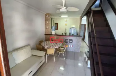 Apartamento com 2 dormitórios à venda, 78 m² por r$ 425.000,00 - peró - cabo frio/rj
