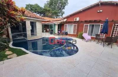 Casa com 4 dormitórios, 400 m² - venda por r$ 2.350.000,00 ou aluguel por r$ 9.120,00/mês - praia do siqueira - cabo frio/rj