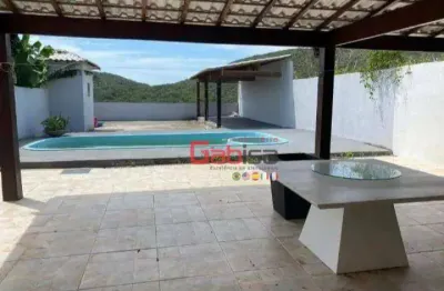 Casa com 3 dormitórios à venda, 350 m² por r$ 850.000,00 - guriri - cabo frio/rj