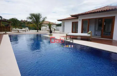 Casa com 9 dormitórios à venda, 472 m² por r$ 6.999.999 - village da ferradura - armação dos búzios/rj