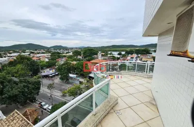 Cobertura com 3 dormitórios à venda, 205 m² por r$ 1.850.000,00 - passagem - cabo frio/rj