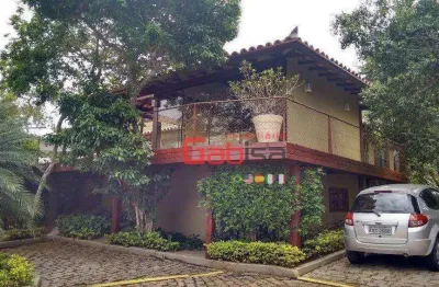 Casa com 5 dormitórios, 260 m² - venda por r$ 3.700.000,00 ou aluguel por r$ 15.260,00/mês - village de búzios - armação dos búzios/rj