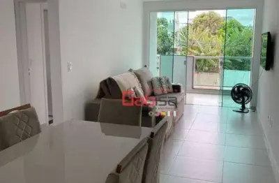 Apartamento com 2 dormitórios à venda, 80 m² por r$ 525.000 - palmeiras - cabo frio/rj