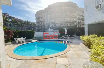 Apartamento com 3 dormitórios à venda, 128 m² por r$ 1.200.000,00 - praia do forte - cabo frio/rj